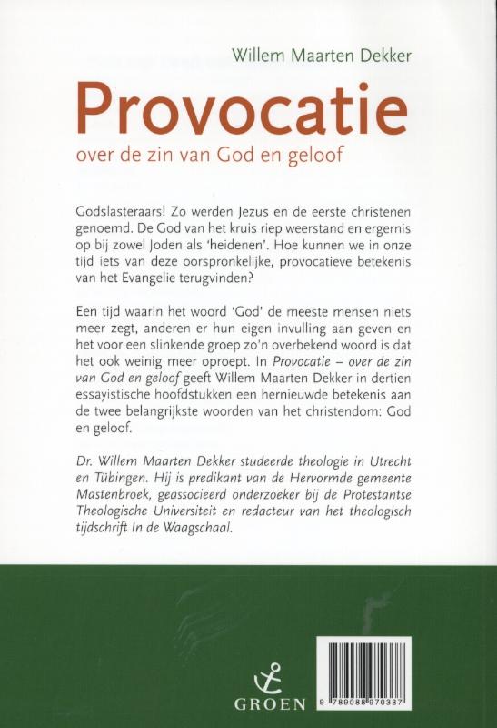 Achterkant van Provocatie
