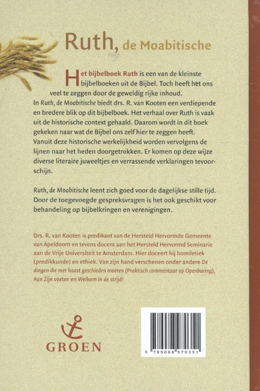 Achterkant van Ruth, de moabitische