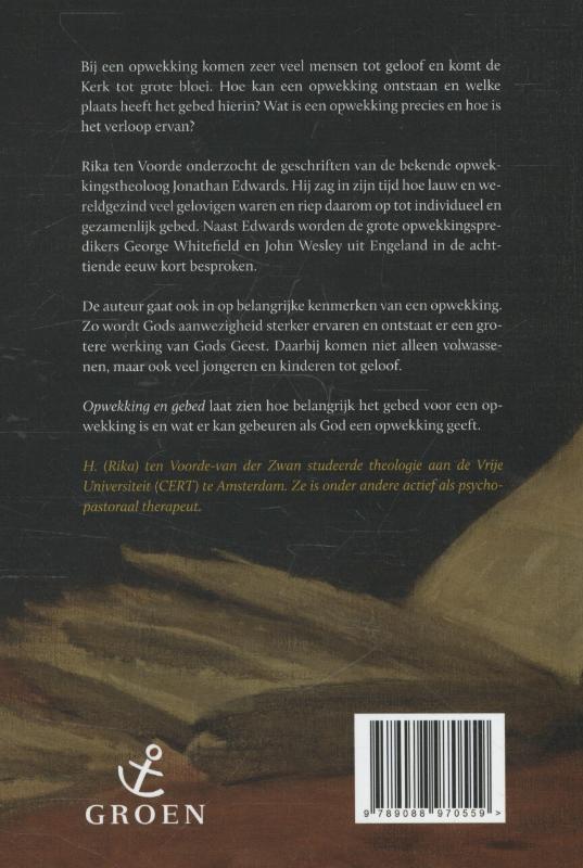 Achterkant van Opwekking en gebed