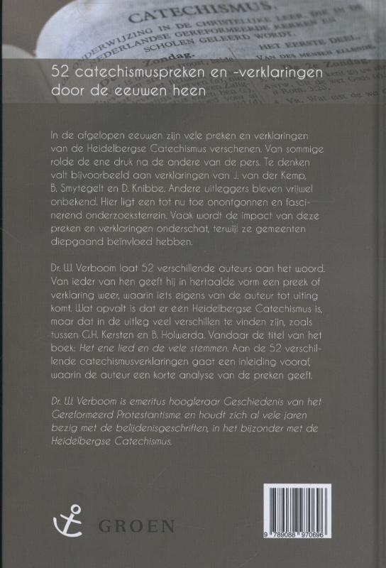 Achterkant van Het ene lied en de vele stemmen