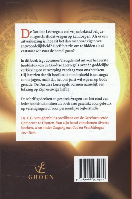 Achterkant van De lofzang van Dordt