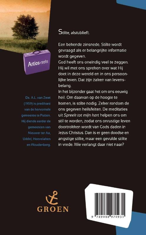 Achterkant van Spreek tot mijn hart