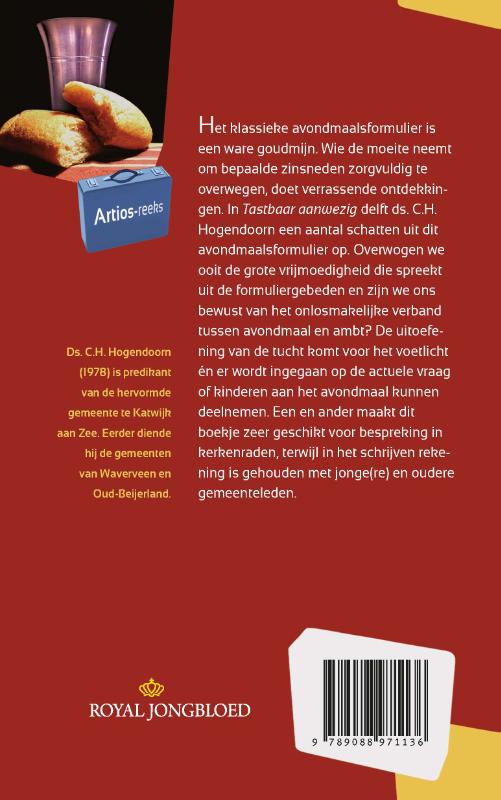 Achterkant van Tastbaar aanwezig