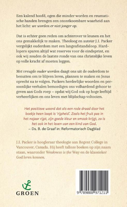 Achterkant van Met vreugde ouder worden