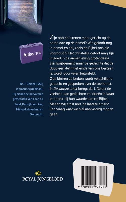 Achterkant van De laatste ernst