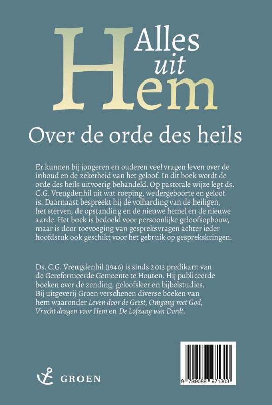 Achterkant van Alles uit Hem