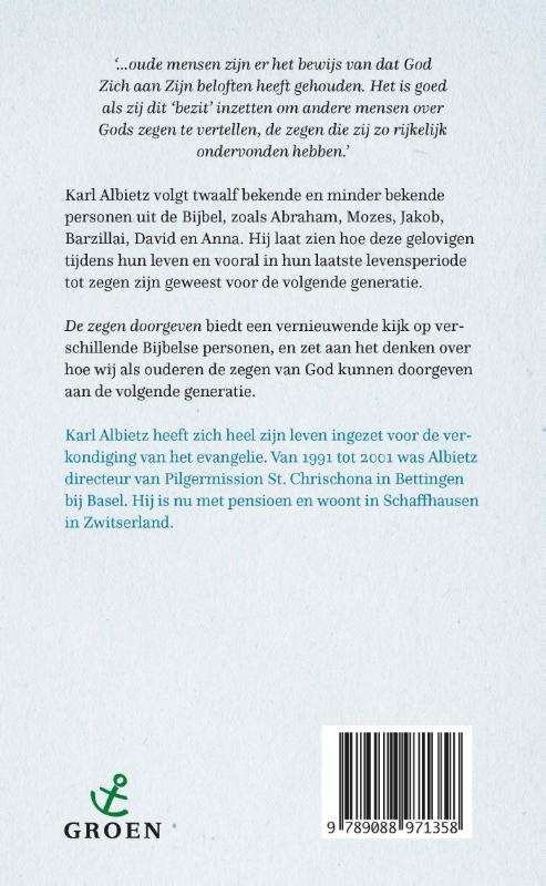 Achterkant van De zegen doorgeven
