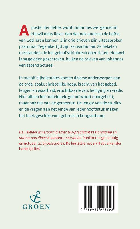 Achterkant van De brieven van Johannes