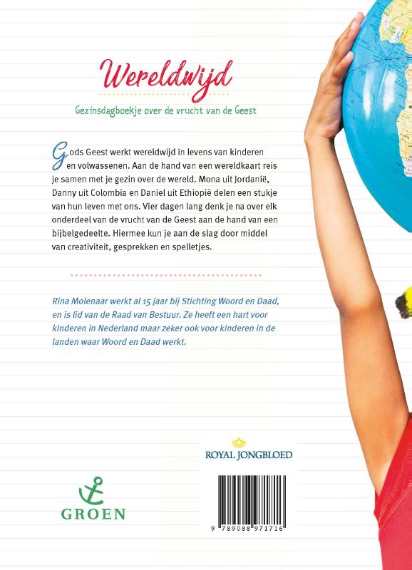 Achterkant van Wereldwijd