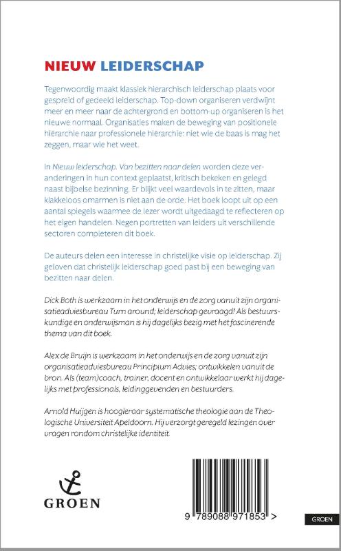 Achterkant van Nieuw leiderschap