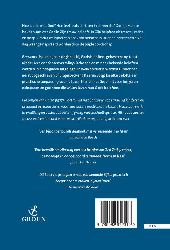 Achterkant van Erewoord!