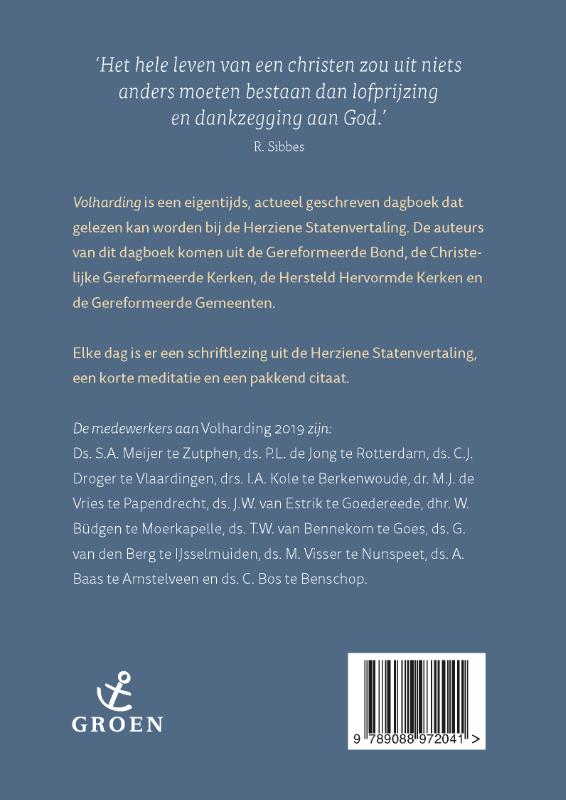 Achterkant van 2019
