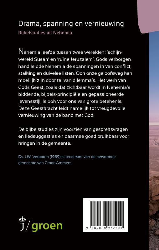 Achterkant van Drama, spanning en vernieuwing