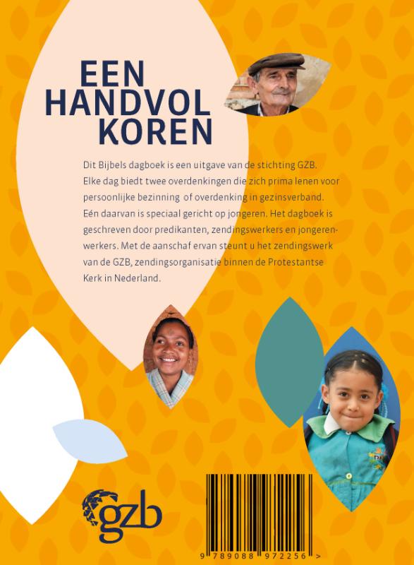 Achterkant van Een handvol koren 2020