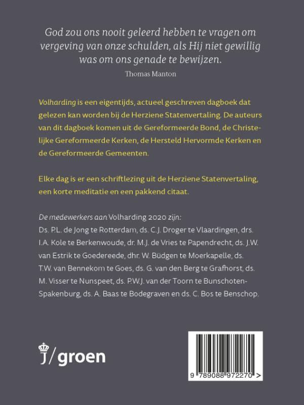 Achterkant van 2020