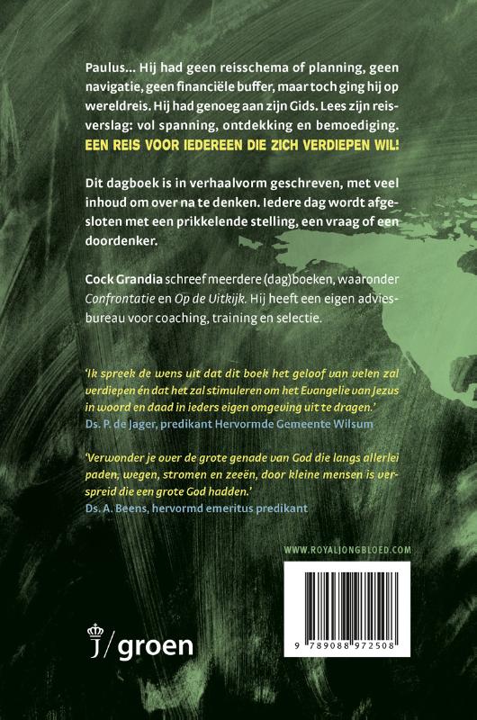 Achterkant van Op reis met pionier Paulus