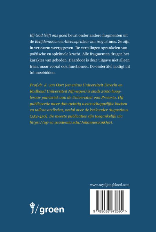 Achterkant van Bij God leeft ons goed