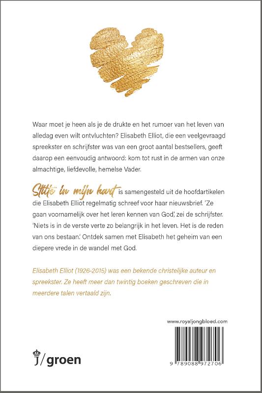 Achterkant van Stilte in mijn hart