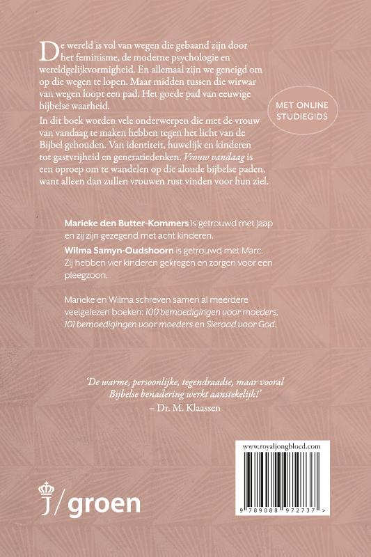 Achterkant van Vrouw vandaag