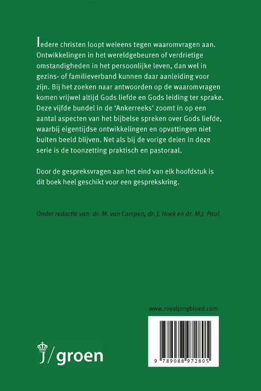 Achterkant van Als God dan liefde is…