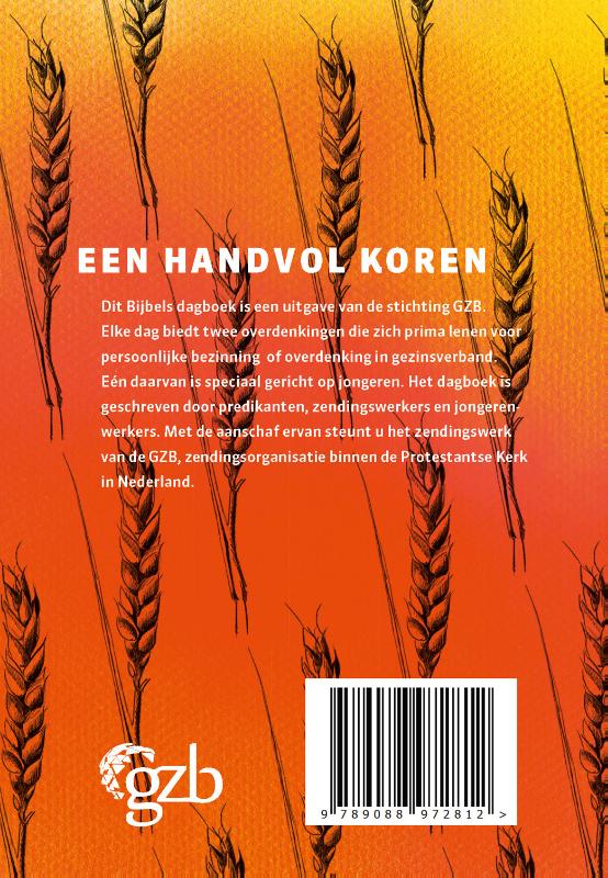 Achterkant van Een handvol koren 2022