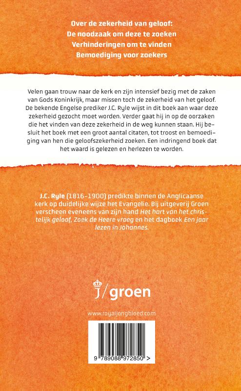 Achterkant van Heb je zekerheid?