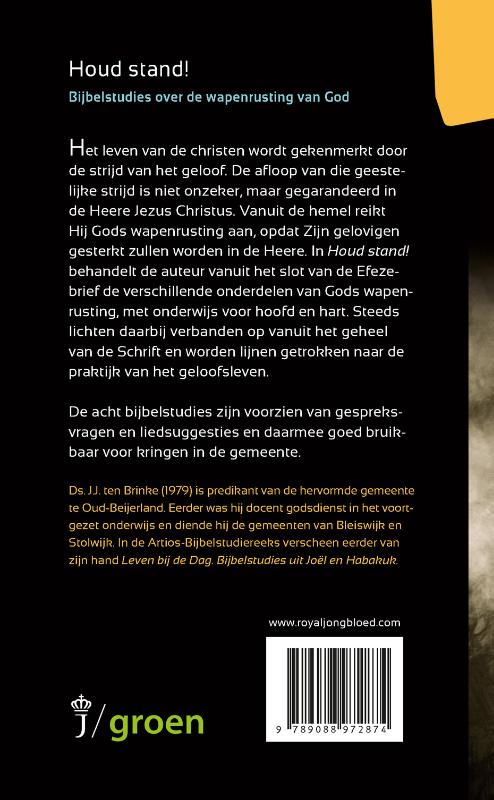 Achterkant van Houd stand!