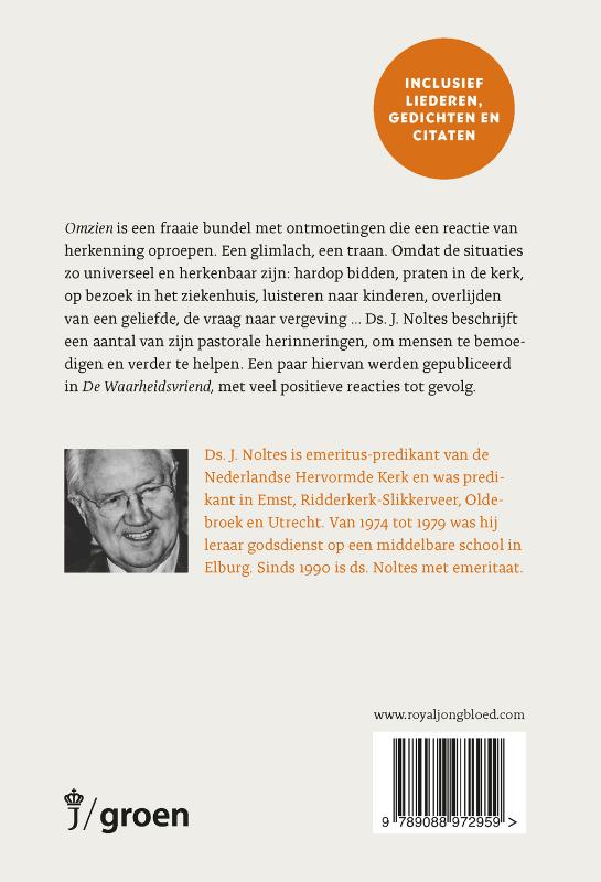 Achterkant van Omzien