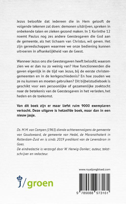 Achterkant van De gereedschapskist van de Heilige Geest