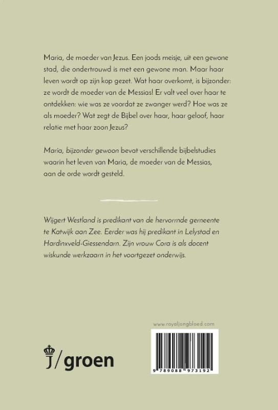 Achterkant van Maria, bijzonder gewoon