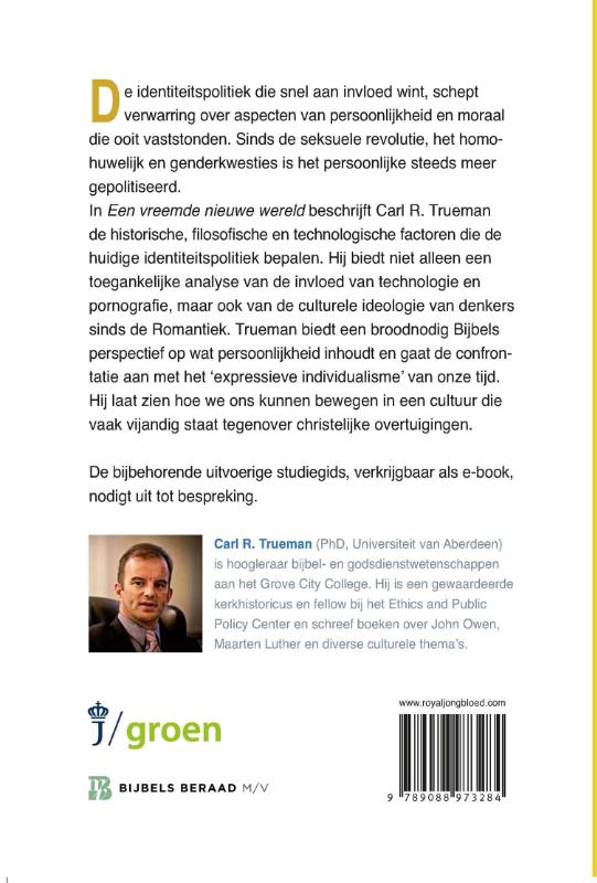 Achterkant van Een vreemde nieuwe wereld