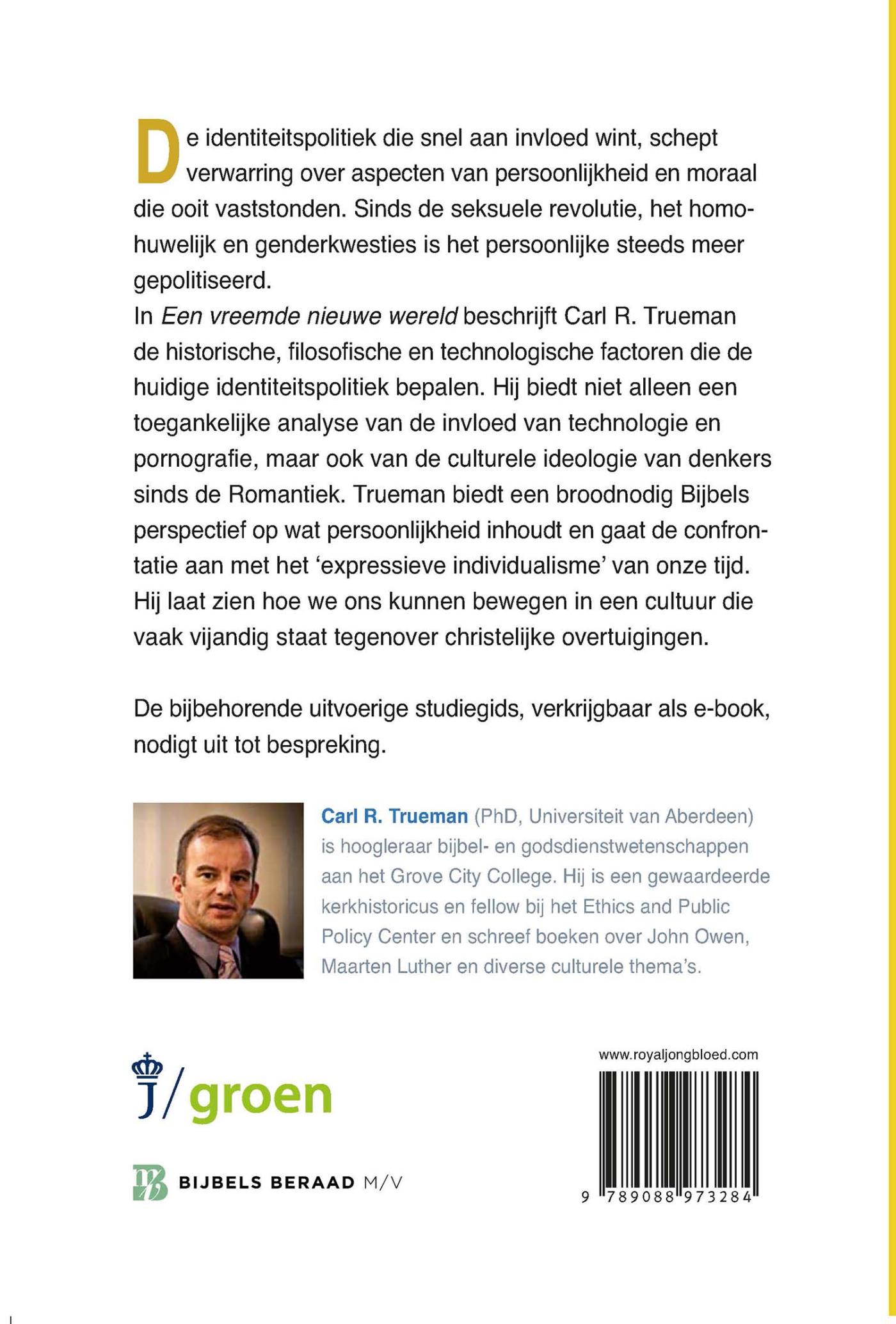 Achterkant van Een vreemde nieuwe wereld