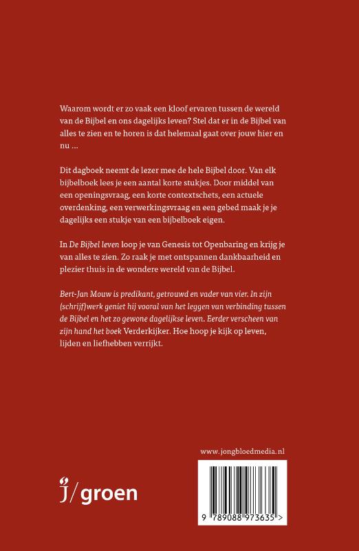 Achterkant van De Bijbel leven