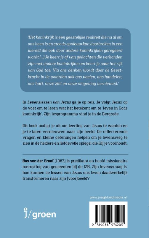 Achterkant van Levenslessen van Jezus