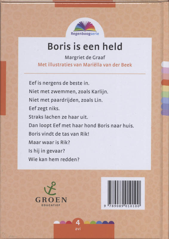 Achterkant van Boris is een held