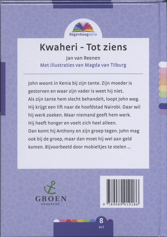 Achterkant van Kwaheri - Tot ziens