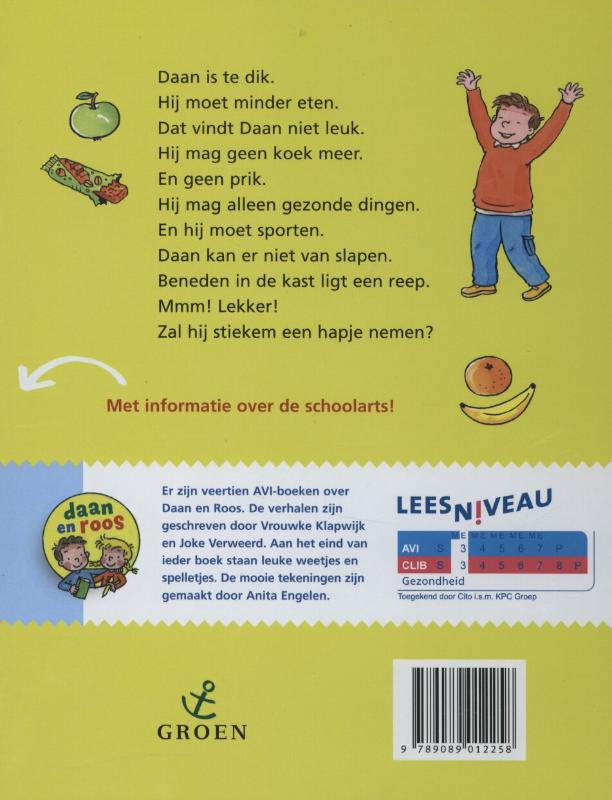 Achterkant van Daan is te dik
