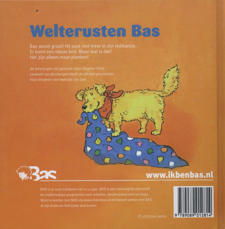 Achterkant van Welterusten Bas