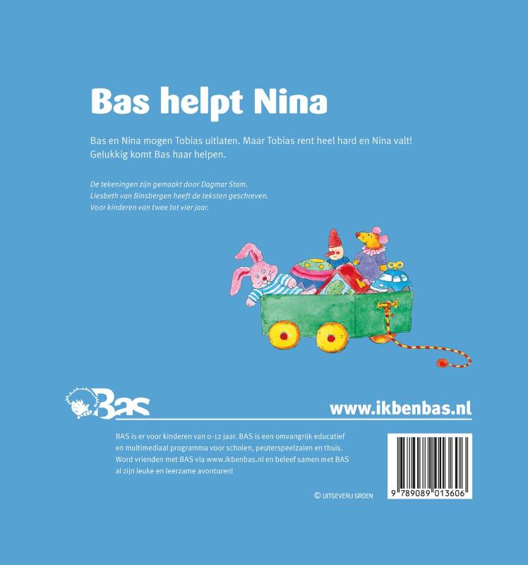 Achterkant van Bas helpt Nina