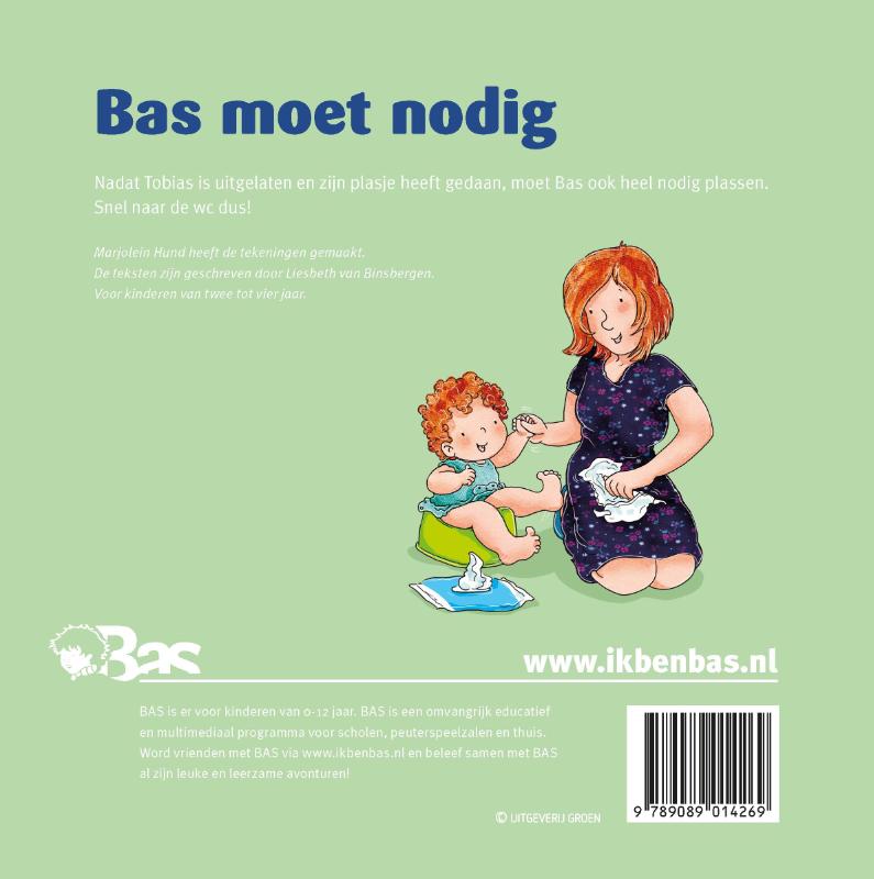 Achterkant van Bas moet nodig