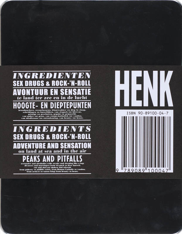 Achterkant van Henk Schiffmacher