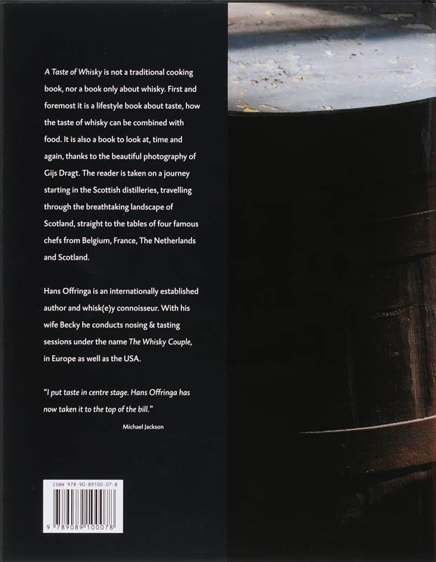 Achterkant van A Taste of Whisky