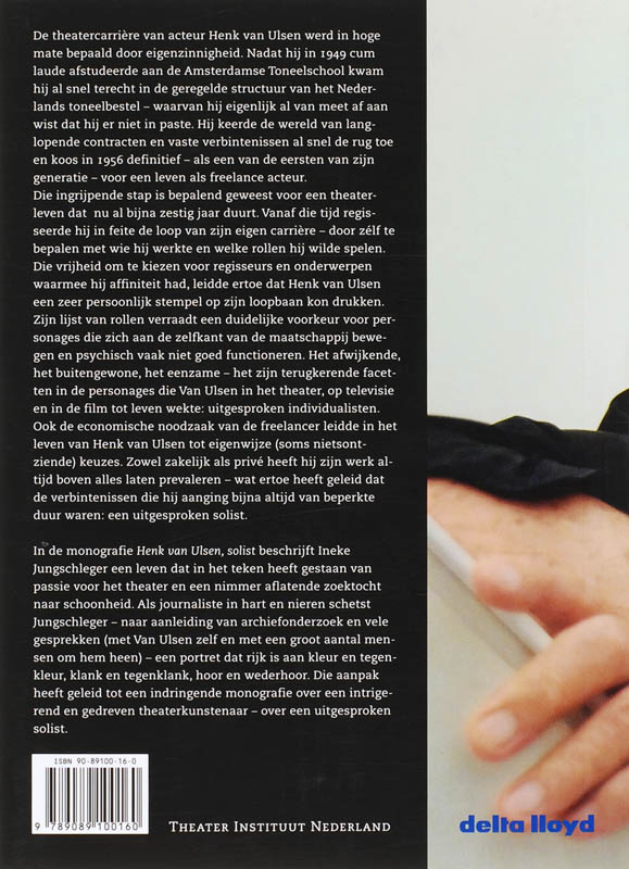 Achterkant van Henk van Ulsen, solist