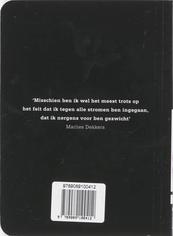 Achterkant van Marlies Dekkers