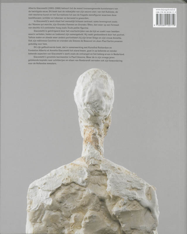 Achterkant van Alberto Giacometti