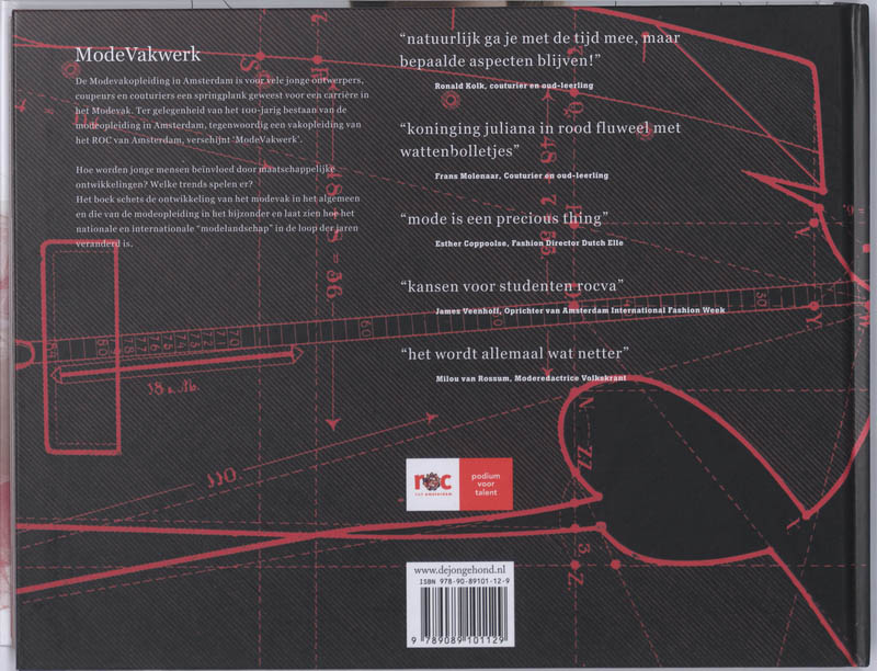 Achterkant van Modevakwerk