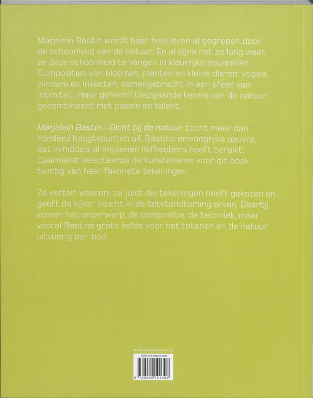 Achterkant van Dicht bij de natuur