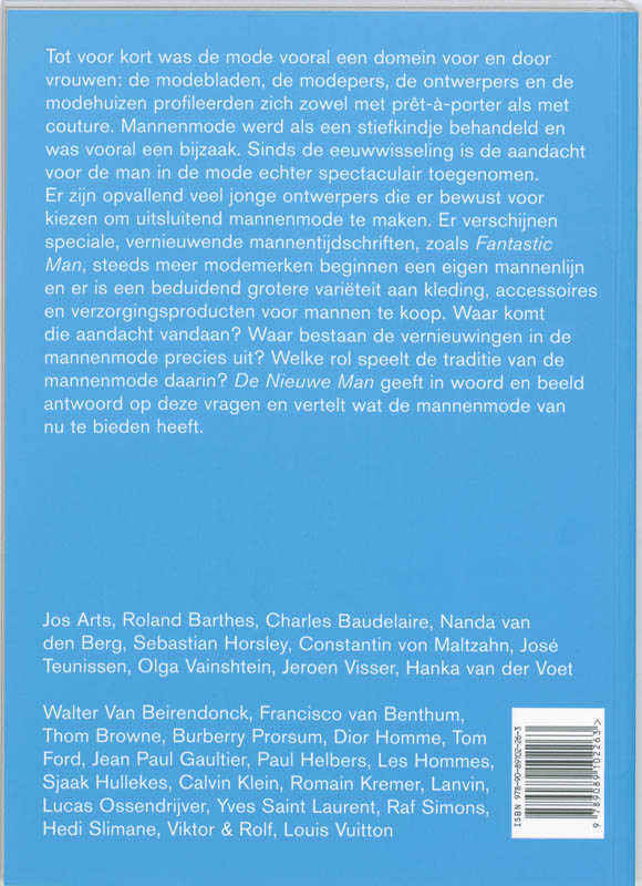 Achterkant van De Nieuwe Man