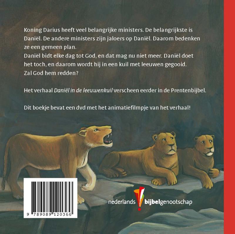 Achterkant van Daniël in de leeuwenkuil