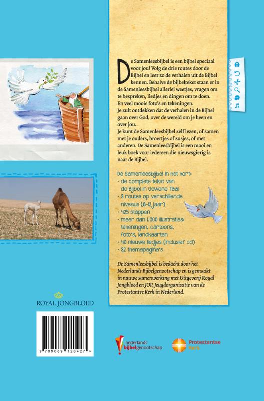 Achterkant van Samenleesbijbel